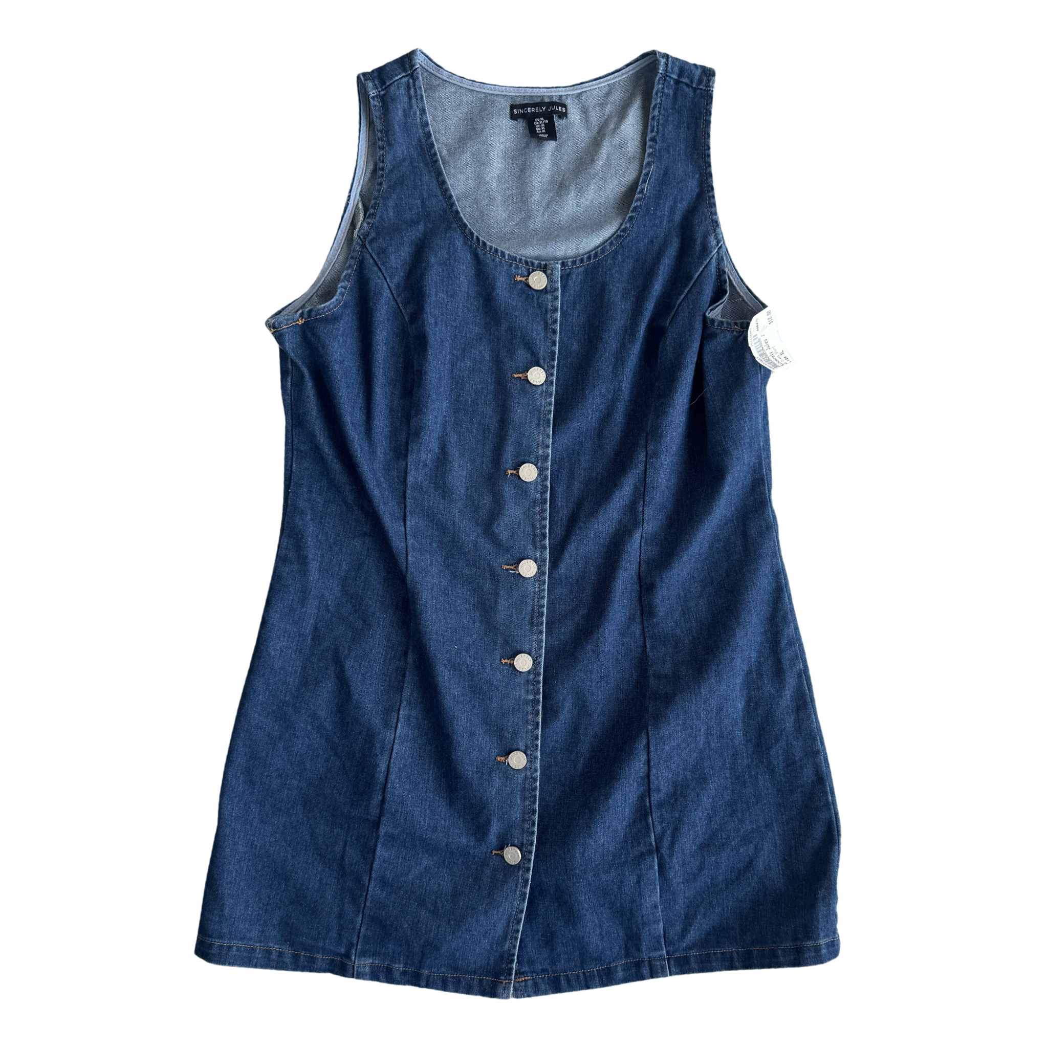 sincerely jules denim dress Women's Short Size Extra Large – Plato's Closet Okendo-Alpha Square neck Flower Mesh Maxi Dress Material:aspirin dot