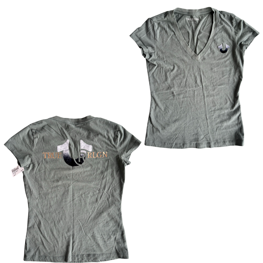 true religion Short Sleeve women’s Top Size Small