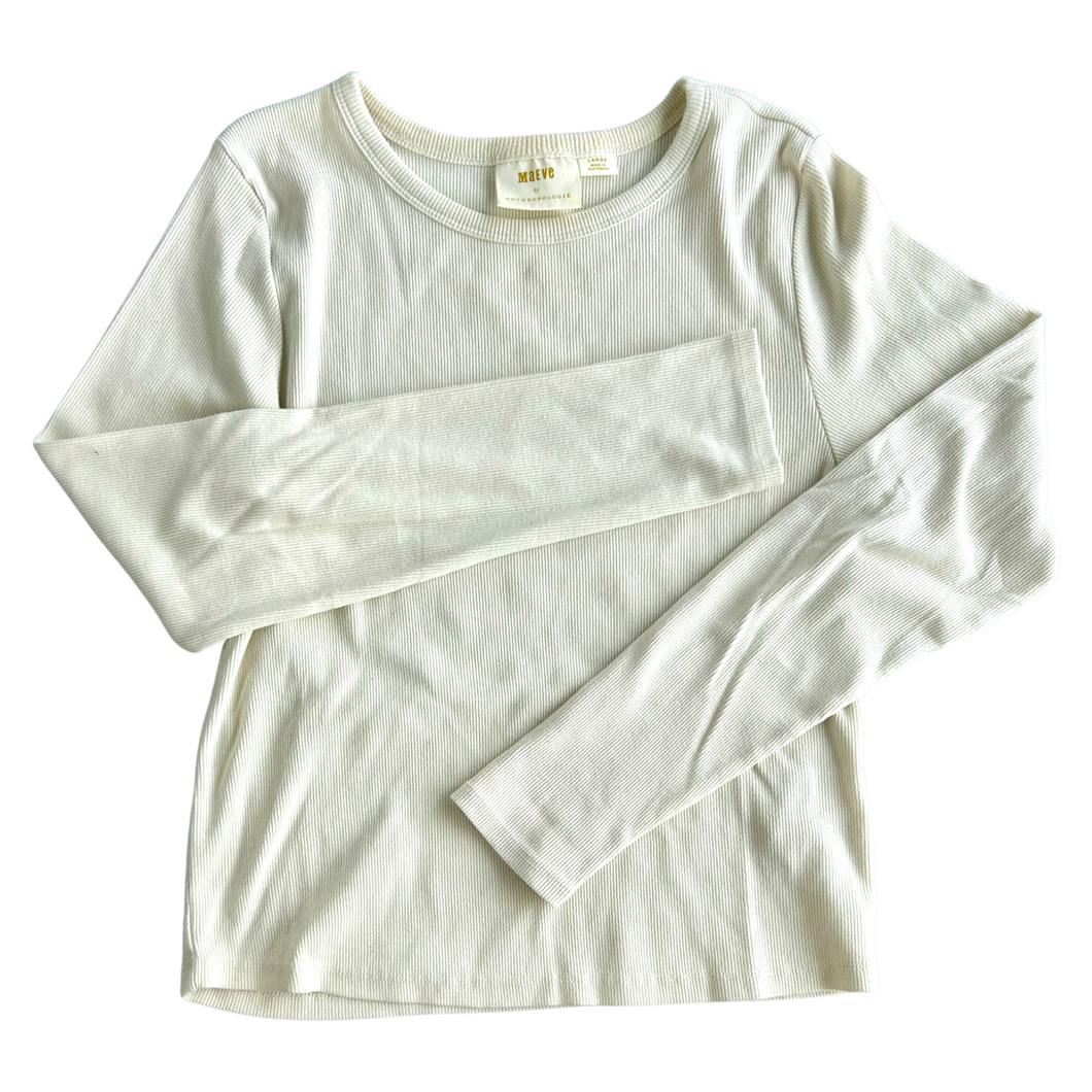 anthropologie Long Sleeve Top Size Large
