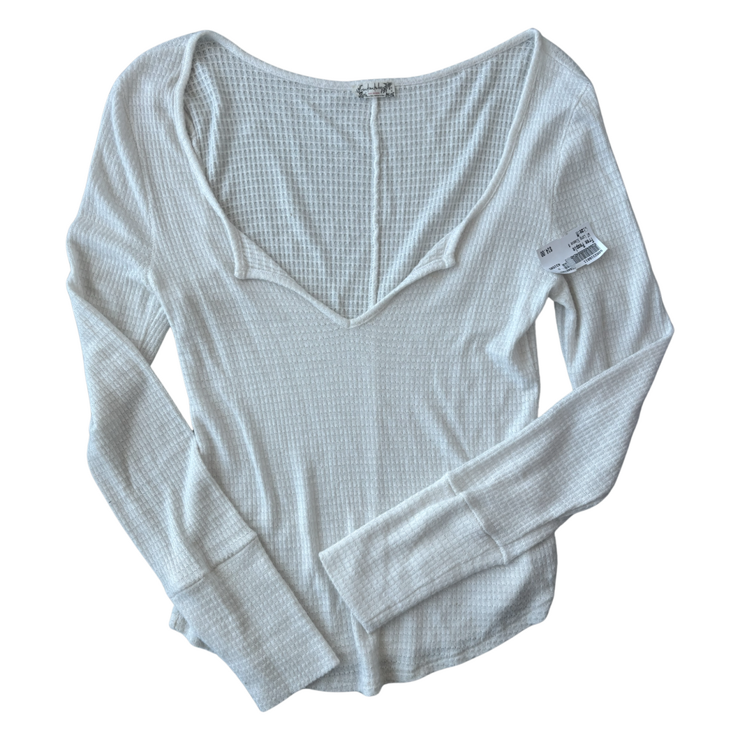 free people Long Sleeve womens Top Size Medium