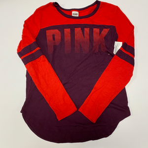 Pink By Victoria's Secret Long Sleeve Top Size Large