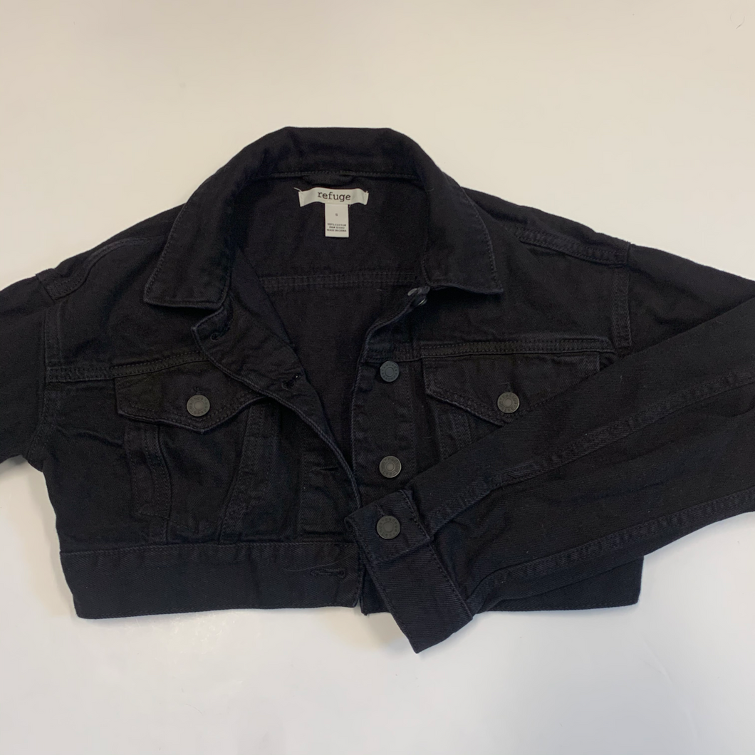 Cropped Refuge Denim Outerwear Size Small