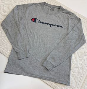 Champion Long Sleeve T-Shirt Size Medium